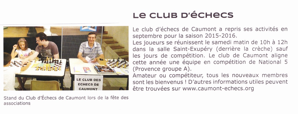 Article paru dans Caumont Mag N°29 de décembre 2015