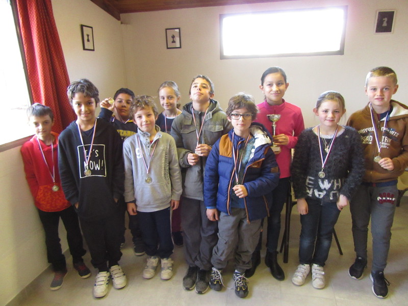Remise des prix du tounoi interne jeunes