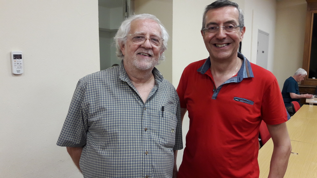 Jean et Christophe réjouis en fin de tournoi