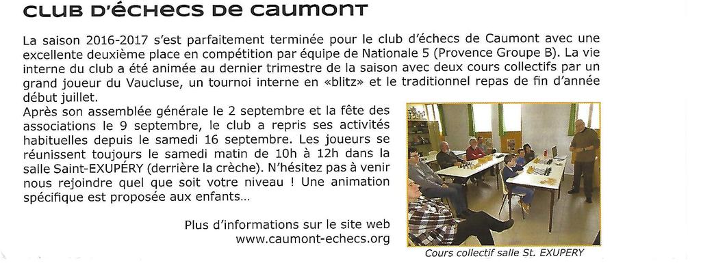 Article paru dans Caumont Mag n°34 d'octobre 2017