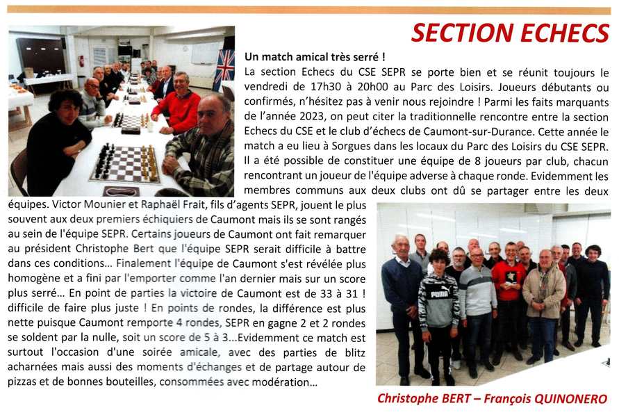 Article paru dans le n°108 des Nouvelles du CSE SEPR