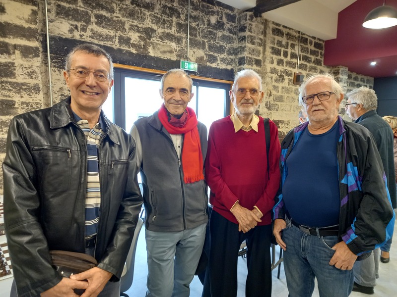 Les 4 participants de Caumont au tournoi Vétérans 2021