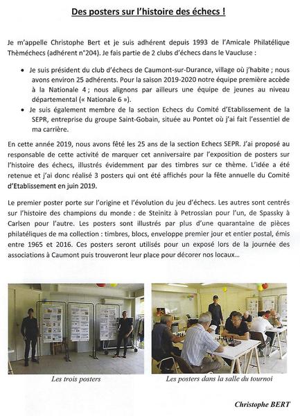 Article paru dans PHILEMAT n°110 de juin 2019