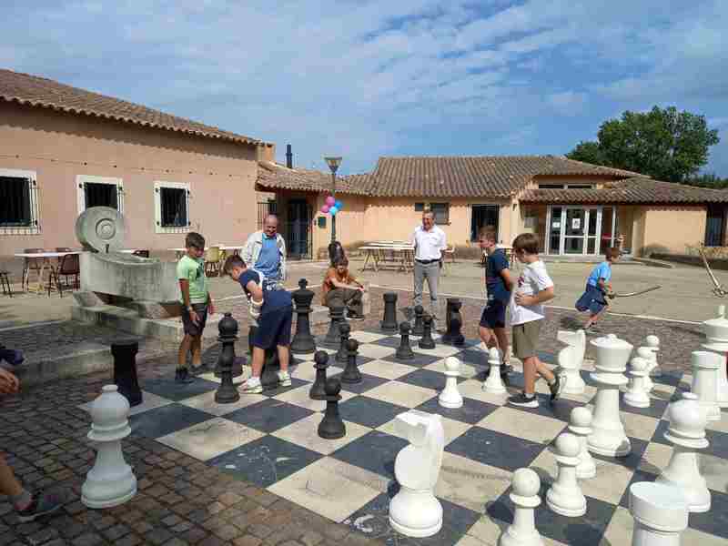 Le jeu d'échecs géant le 14 juin 2024