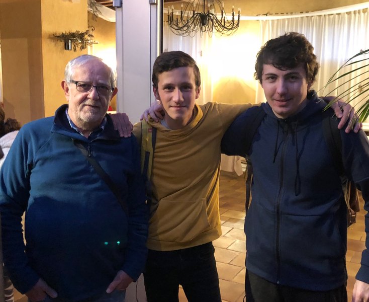 Jean, Samuel et Victor au Rapide des Ombrages