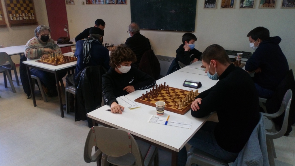 Notre équipe de N6 à Orange le 29 janvier 2022