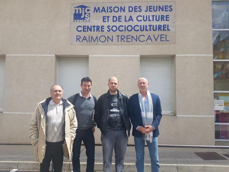 L'équipe de Caumont à Béziers