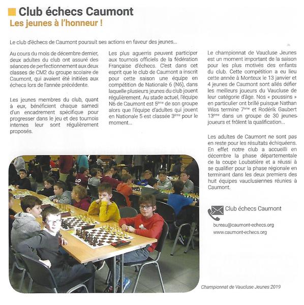Article paru dans Caumont Mag n°39 d'avril 2019