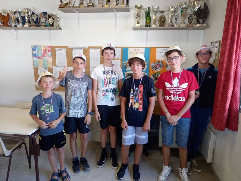 Tournoi de fin de saison des jeunes du club d'échecs