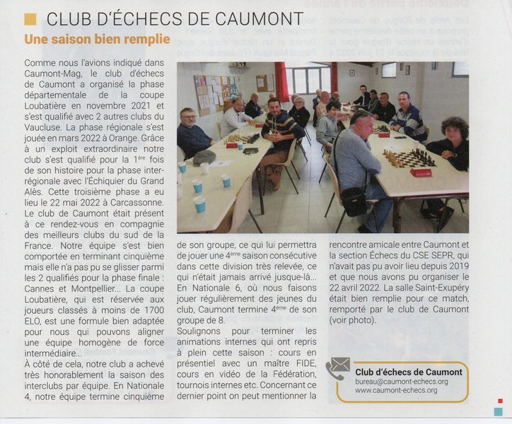 Article paru dans Caumont Mag n°47 de juin 2022