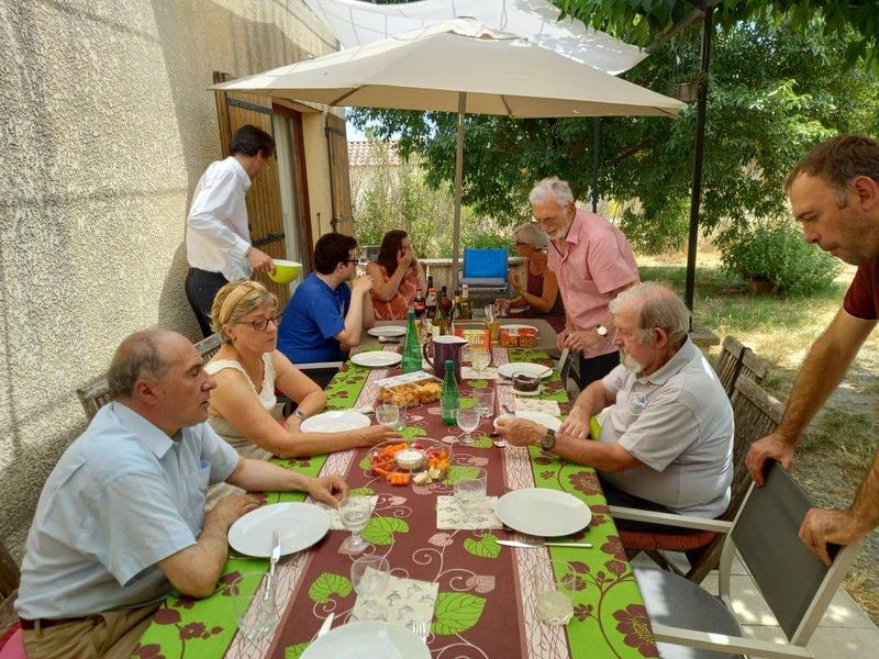 Repas du 3 juillet 2021 chez Francis et Valérie