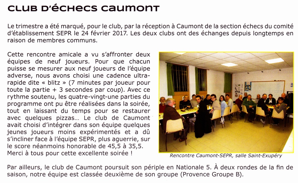 Article paru dans Caumont Mag n°33 d'avril 2017