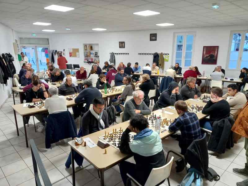 Vue générale de la salle de la Bonne Entente le 24/11/2024