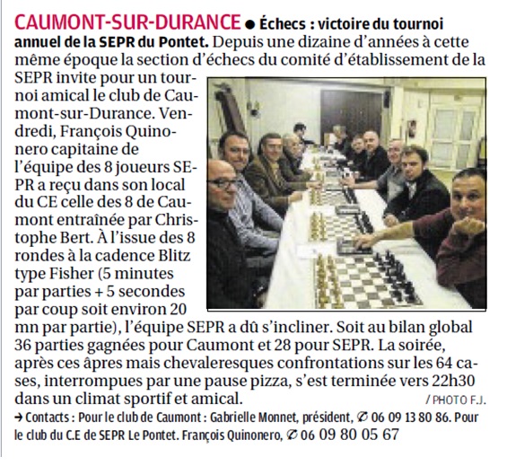 Article paru le 22 mars 2016 dans La Provence