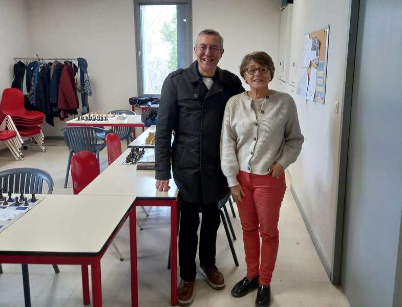 Les 2 participants du club de Caumont