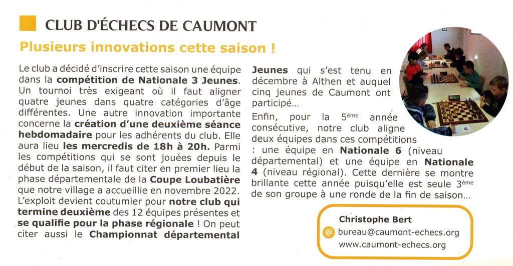 Article paru dans Caumont Mag n°49 d'avril 2023