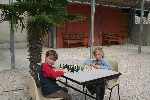22 octobre 2006 : Découverte des échecs dans le cadre du jardin romain