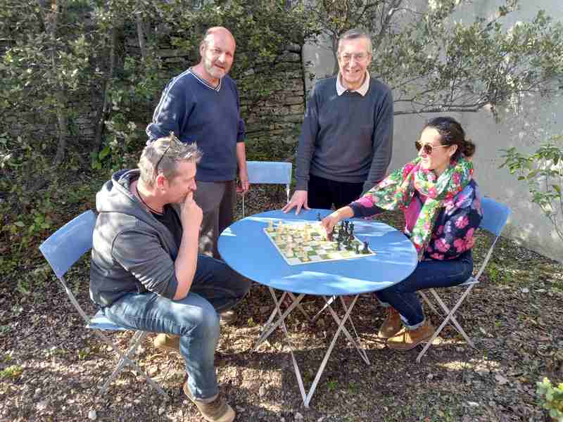 Partenariat du Club d'échecs avec le Jardin Romain